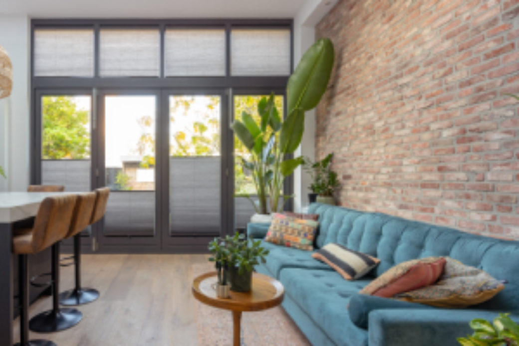 Plissegordijnen op maat leefkeuken