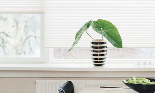 Plisségordijnen sfeer