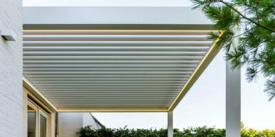 Zonwering met led verlichting