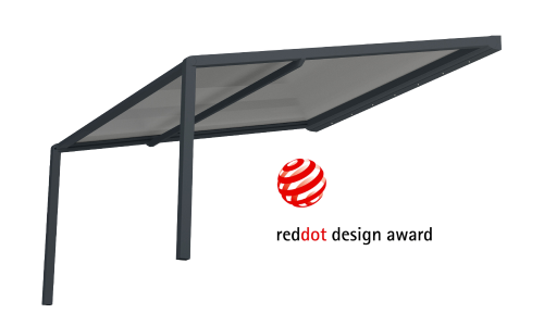 pergolazonwering verandazonwering tumba red dot