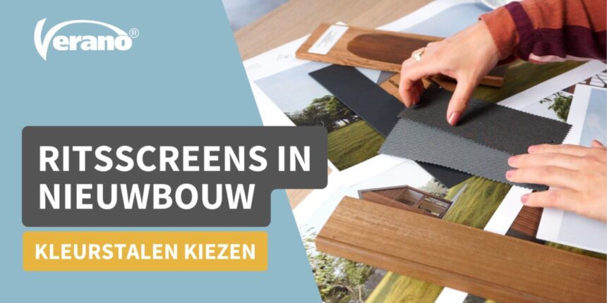 Ritsscreens nieuwbouw kleurstalen