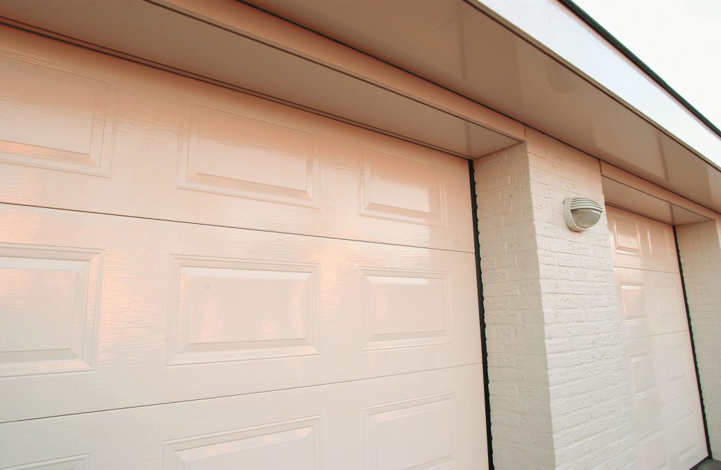 sectionaalpoorten garagepoort garagedeur sectionaalpoort satin white -  perfecte afwerking