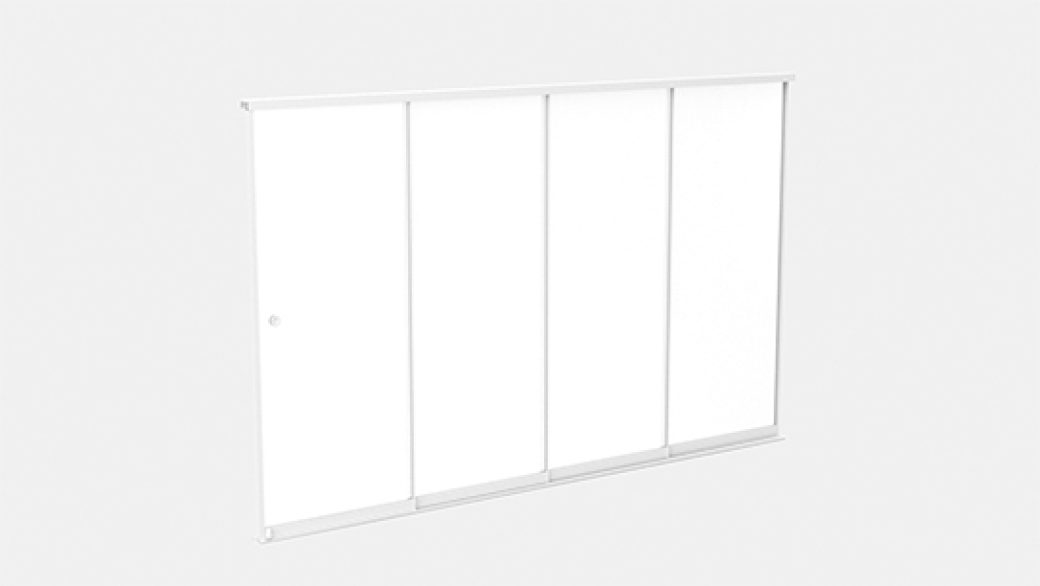V764 Olivera glaswand glazen schuifwand