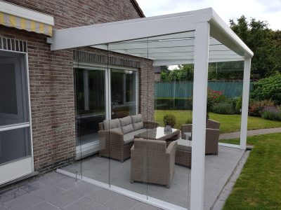 Overkapping met glaswanden Ledro terrasoverkapping V908