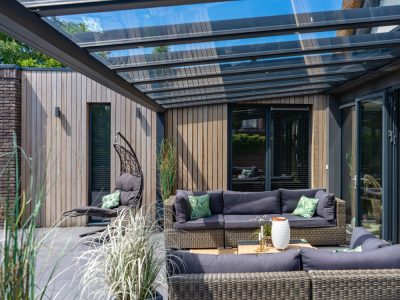 Terrasoverkappingen inmeten montage 1